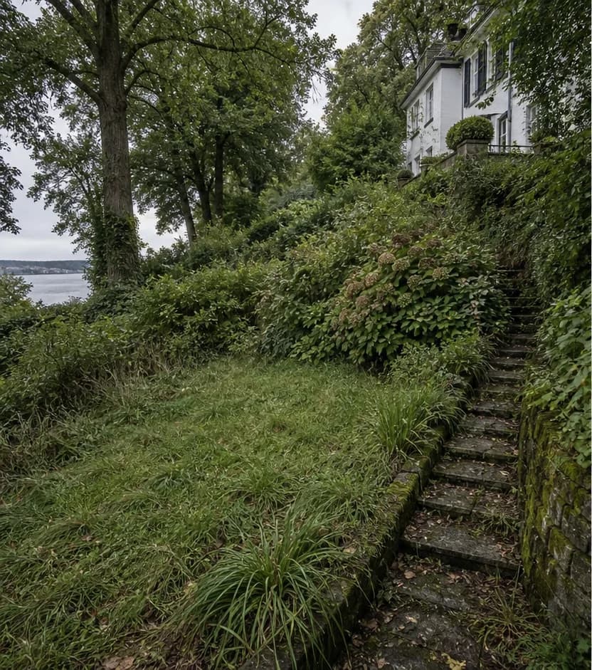 Blankenese Hanggarten Vorher